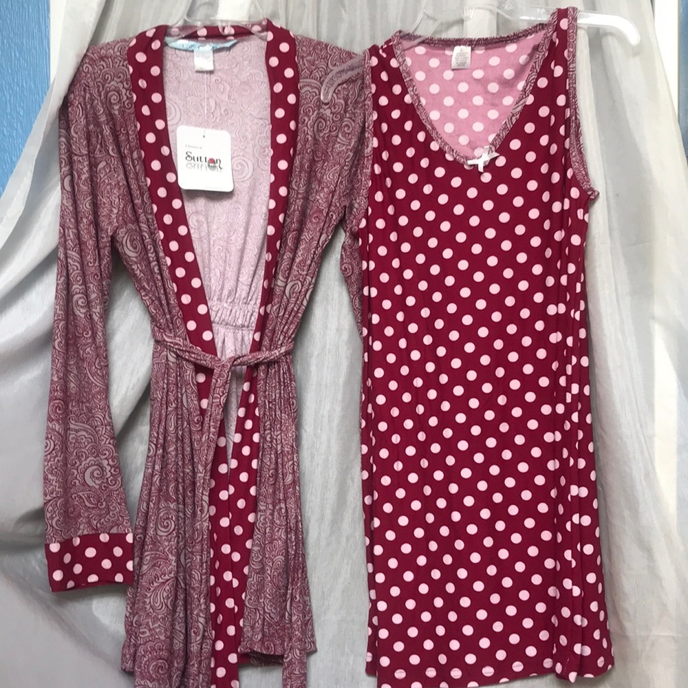 Cozy couture nightgown combo